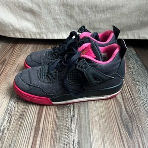Nike Air Jordan 4 Retro GG Denim| Size 5.5Y or 7 womens